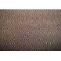 Wool Silk Blenched Positive and Negative Twill Fabric