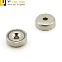 Round Countersunk Magnets with Holes NdFeB Pot Magnets