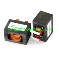 Magnetic Shield Construction High Current Flat Wire Transformer 6~38A/0.08~10uh for 5g Communication