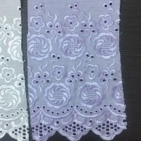 Eyelet Batiste/Tela Bordado Suizo/Broderie Anglaise Tissu/Dubai Tc Embroidery Lace Fabric