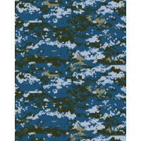 100% Cotton Rip Stop Camouflage Fabric with Flame Retardant