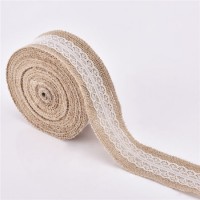 High Quality Natural Jute Fabric Ribbon for Packing