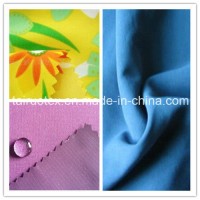 Waterproof Printed Peach Skin with High Quality for Garment Fabric