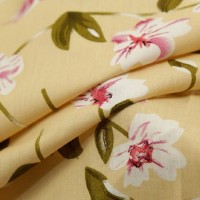 Fashion Textile 100 Cotton Woven Poplin Muslin Digital Printing Shirt Uniform Garment Fabrics for Ho
