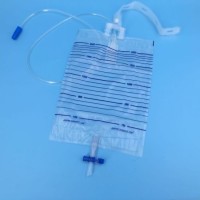 Medical Disposable Plastic Cross Valve Push Pull Adult Urine Bag