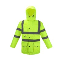 Protective Clothing Customized Waterproof Reflective Jacket Traffic Safety Raincoat