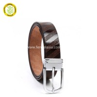 Men Fashion Genuine Cow Leather Belt Solid One Layer Manufacturer Embossed Quality Pin Reversible Cl