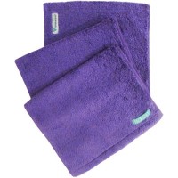 Soft Eco-Friendly Yoga Sweat Towel - 100% Cotton Soft and Absorbent (10 X 38 inches  Purple)
