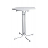 High Top Bistro Tables Portable Folding Cocktail Bar Table Flip Top Pedestal Table for Home Party Re