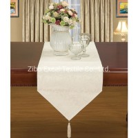 Direct Sales Thicken Cotton Linen Fabric Digital Custom Printing Table Runner