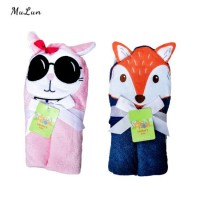 in Stock 100% Cotton Soft Hooded Baby Towel