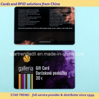 Four Color Inkjet Printing Card with Magnetic Stripe for Ad