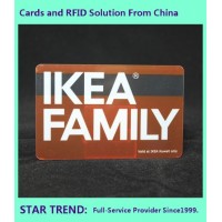 Transparent PVC Magnetic Stripe Card for Multi-Use Card Full Colors