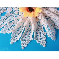 Water Soluble Quality Cotton Lace Flower Ladies Fashion Accessories