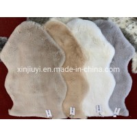 Hot Selling Soft Hand Feeling Pure Color Rabbit Fur Faux Fur Rugs (019-124A to D)