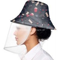 Safety Face Shield  Anti Saliva Hat Full Face Anti-Pollution Hat Protective Hap Fisherman Hat Baseba