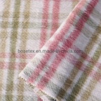 100%Faux Check Wool Fabric for Women Coat&Jacket
