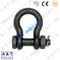 High Quality Galvanized Screw Pin Bow Shackle Made of Alloy Steel