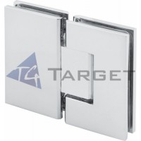 Shower Hinge Glass Hardware 180-Degree Glass to Glass (SH180-B)