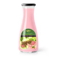 1L Glass Bottle Guava Juice-Vietnam Manufacturer-OEM Fruit Juice-From Rita Brand