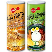 Egg Prata with Fish Curry Flavor Potato Chips- Asian Flavors Snacks