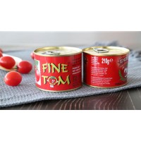 210 Gram Canned Tomato Paste Manufacturer Double Concentrated Tomato Paste
