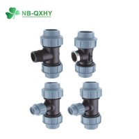 Small Size PP Material Tubing Compression Fittings