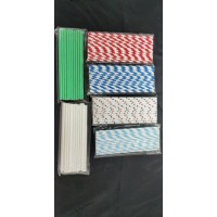 Multi-Colors and Designs Paper Straw