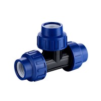 Widely Used Agricultural Irrigation PP Fittings PP Compression Fittings Plastic PE Pipe Fittings