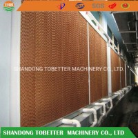 Good Performance Absorbing Water Curtain Honeycomb Evaporative Cooling Pad for Poultry Farm Equipmen