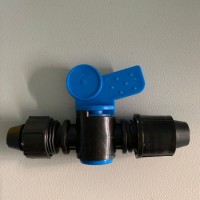 Mini Plastic Quick Fitting Lock Tape Coupler Valve for Tubing