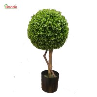 Boxwood Topiary Tree with Willow Sticks Home Garden Decoration