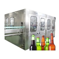 Zhangjiagang Automatic Crown Glass Bottle Alcoholic Drinking Filling Machine Can Beer Making Machine