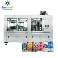 Automatic Aseptic 2000bhp Tin Can Filling Plant for Brewery