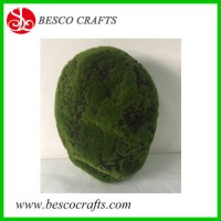New Products Christmas Garden Decorations Artificial Moss Balls Green Fabric Decorative Moss