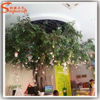New Design Indoor Fake Plastic Artificial Banyan Tree