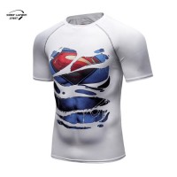Cody Lundin Sportswear Short Sleeve Men Elastic Fabric Tshirt Mens Training Tshirt