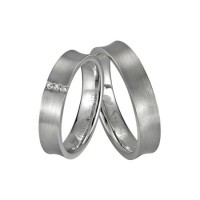 Concave Shape Fashion Nickle Free Nonallergenic Pure Titanium Wedding Rings Jewelry