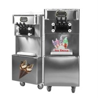 Heavy Duty 3 Flavors Soft Ice Cream Machine