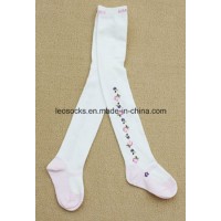 White  Pink Baby Tights Lovely Child Cotton Dancing Tights Pantyhose