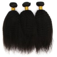 Xuchang Factory Wholesale Price Brazilian 100% Human Remy Hair Yaki Hair Hundles