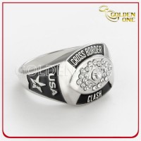 Promotion Gift Custom Creative Jewelry Super Bowl Sport Team Cheering Friendship Championship Metal