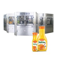 Hot Automatic Glass Bottle Filling Capping Machine Water Beverage Juice Carbonated Beer Aseptic Milk