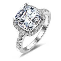 Wholesale Silver with CZ Engagement Ring