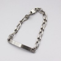 Fashion Classic Men's Plain bracelet Jewelry in Stainless Steel Material