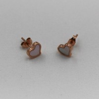 New Arrival Classic Heart Stud Earring in 316 Stainless Steel