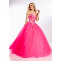 Beading Quinceanera Dress Ball Gown 16 Formal Prom Party Dress Tulle
