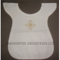 High Quality Wholesale White Cotton Newborn Baptismal Garment