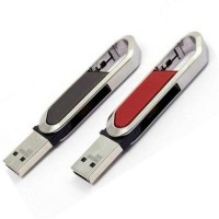 Leather Keychain USB Flash Drive USB Memory with Custom Logo