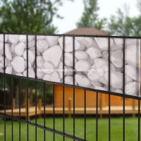 Imprint Marmorkies-Optik 450GSM PVC Tarpaulin PVC Screen Fence PVC Strip Fence Garden Fence